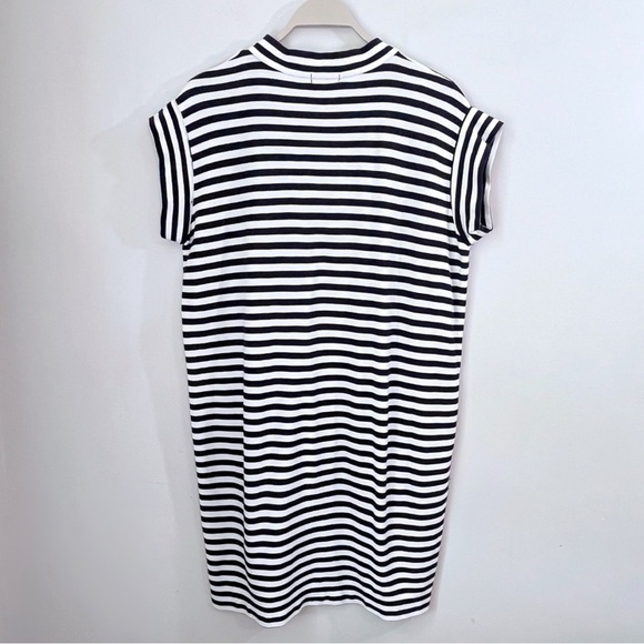 ATM Anthony Thomas Mellilo Pima Stripe Shift Dress - Picture 4 of 14